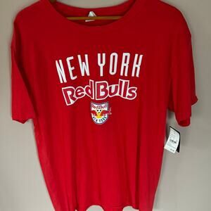 New York Red Bulls FC Red Tshirt NWT XL